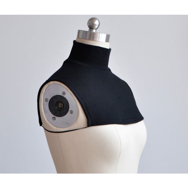 Dame falsk krage Avtakbar halv Half Turtleneck Menn All-Ma Dark gray Average size