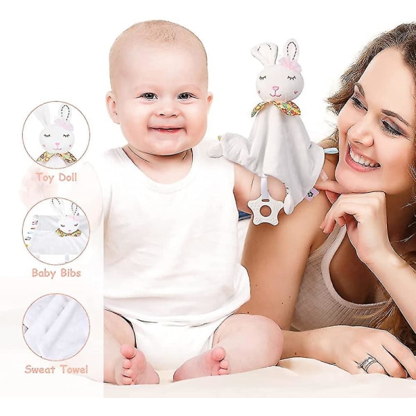 Nytt täcke för baby Kaninkomfortfilt, Baby Girl Pojke täcke