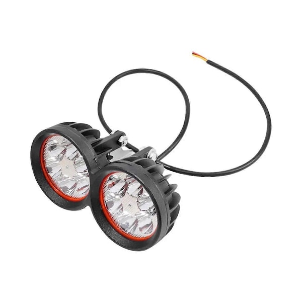 Framlampa 6 LED Dimstrålkastare Super Stark Lampa Spotlight Arbetslampa 12-80V för El