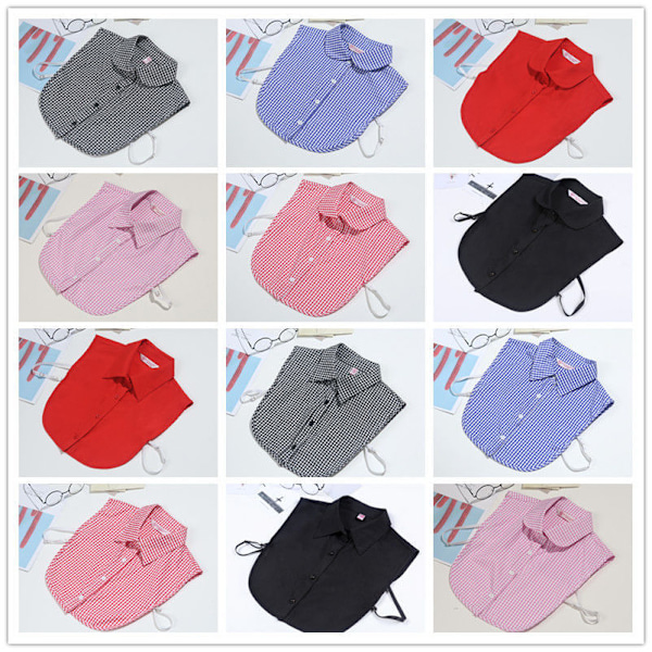 Falsk krage for dame, genserdekorasjon, koreansk stil, Xuefang White collar average size 37-70kg