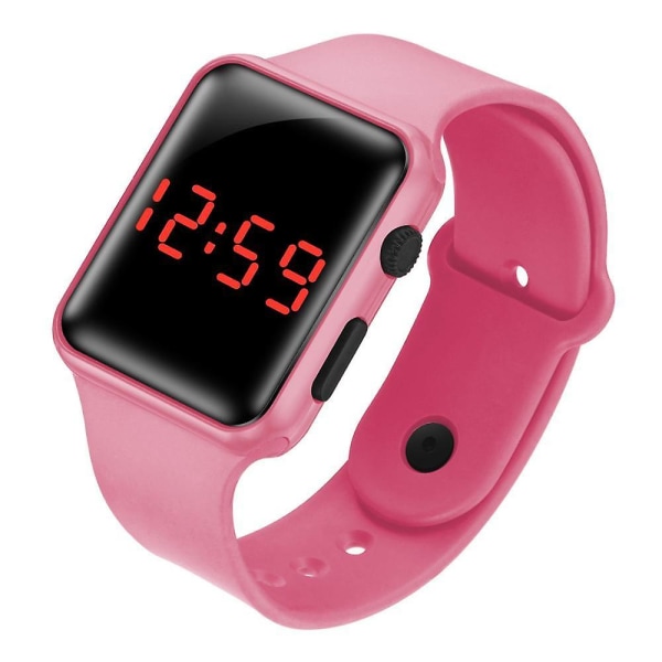 Led-armbandsur för barn digitalt elektroniskt Pink