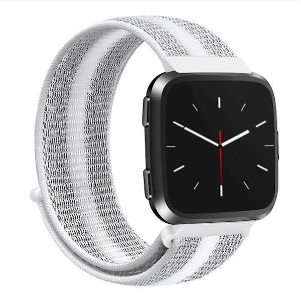 Vitrandig vitrandig nylonrem kompatibel med Fitbit Versa 1 / 2