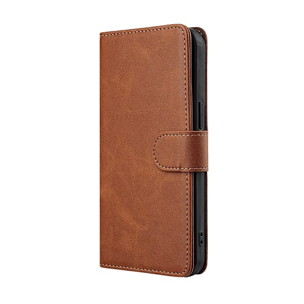Etui til iPhone 13 brun business Full-Body Flip