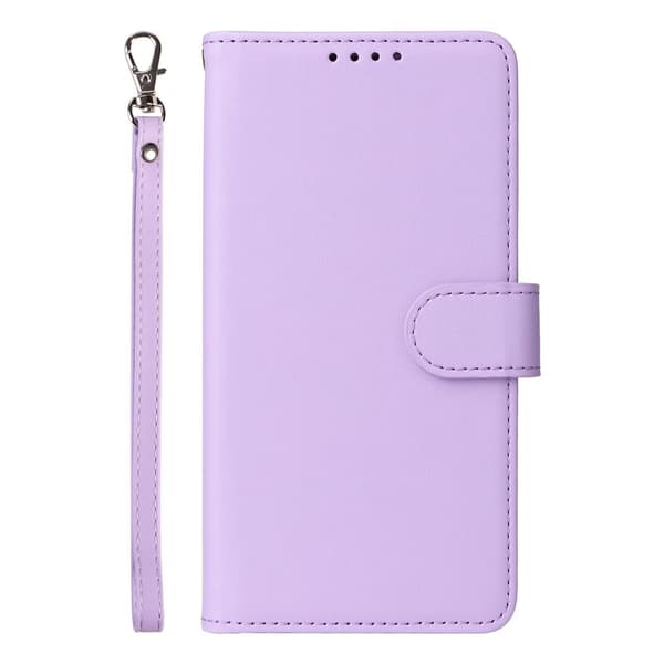 Etui til iPhone 13 Pro MAX Lilla Delt Magnetisk 2-i-1 Stativ Lommebok med Kortholder