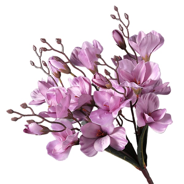 1 Bundt Kunstig Gladiolus Landskabspleje Bordplade Ornamenter Kunstig Silkeblomst Stue Simulationsplante til Have Purple