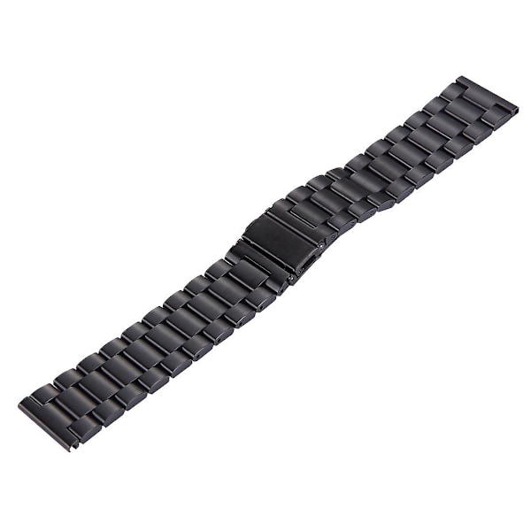 Svart Svart kompatibel med Fitbit Blaze Rostfritt Stål Armband