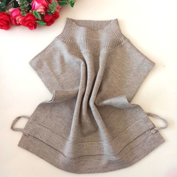 Dame falsk krage Avtakbar halv Turtleneck Avtakbar Pull High collar light purple Default