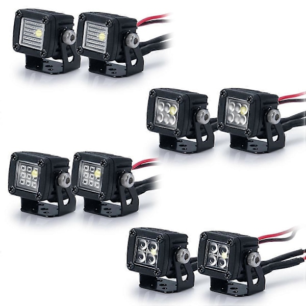 Modifioidut ajovalot kohdevalot auton kattovalot puskurin valot AXIAL SCX10 TRX4 TRX6 1/10 RC Crawl -autoihin