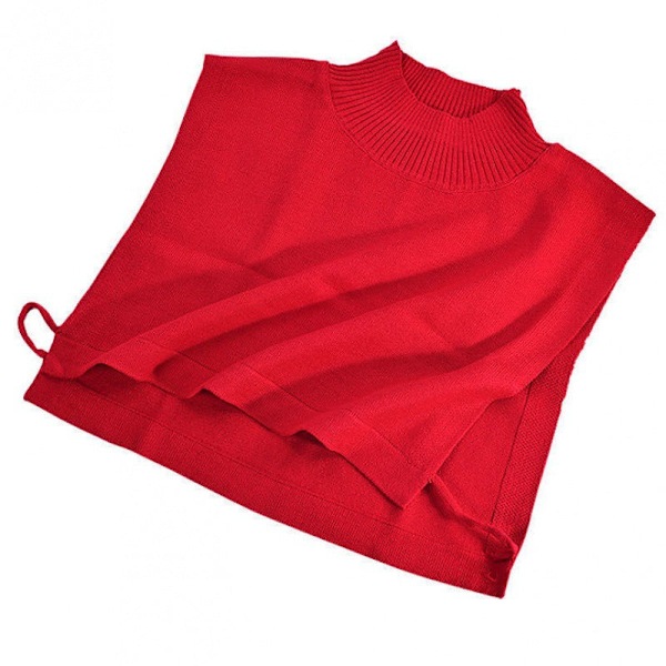Dame falsk krage Avtakbar halv Avtakbar Pullover Avtakbar Turtleneck sky blue Default