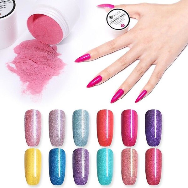 Flytande akrylpulver Monomer Kristall Akrylborste Nail Art Builder Cup B