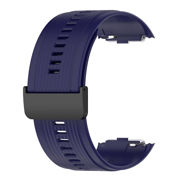 Mörkblått silikonarmband med spänne kompatibelt med Huawei Watch D