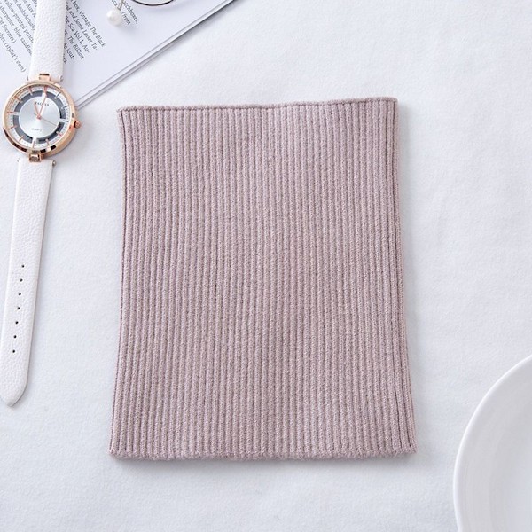 Dame falsk krage Avtakbar halv Cashmere Small Bana Koreansk Light camel Average size