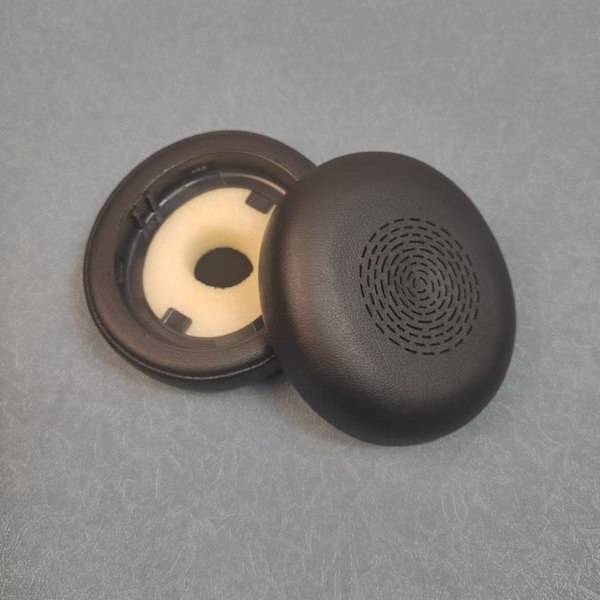 2 st svarta öronkuddar för Jabra Evolve2 75 2.0 andra generationen