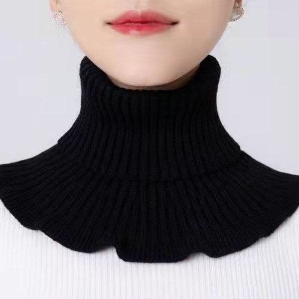 Falsk krage for kvinner, Cervical Spine High-Necked All-Matching yellow