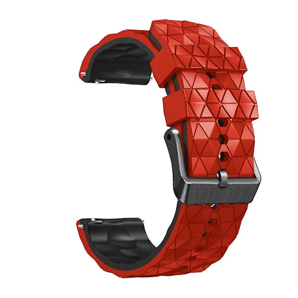 Rød Sort Rød Sort Silikonerem kompatibel med Xiaomi Watch S1