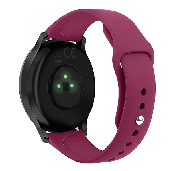 Viininpunainen Yhteensopiva Garmin Vivoactive 3 / Vivomove Hr -rannekkeen kanssa