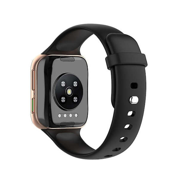 Sort Sort kompatibel med Oppo Watch 46mm Rem