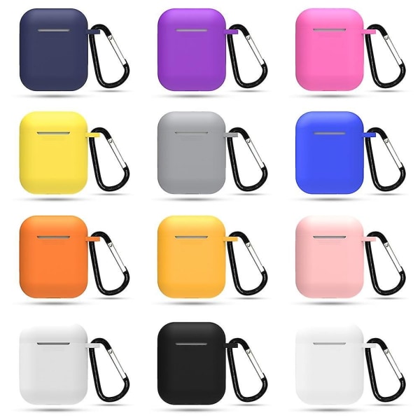 Mini Soft Case För Airpods Stötsäkert cover Yellow