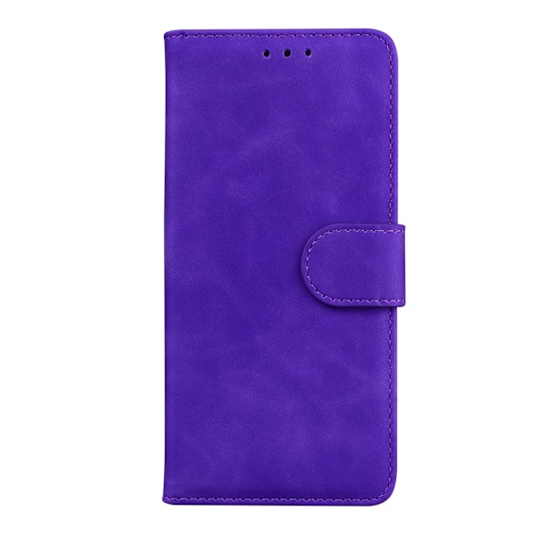 Etui til iPhone 15 PLUS 6.7 Lilla Flip Soft-Touch Stativ