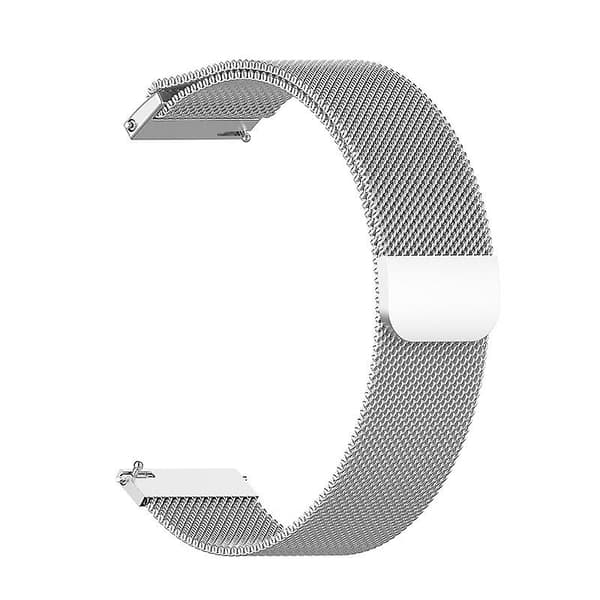 Sølv Sølv kompatibel med Honor Magic Watch 2/galaxy Active2 18mm Milan Rustfrit Stål Mesh Urrem