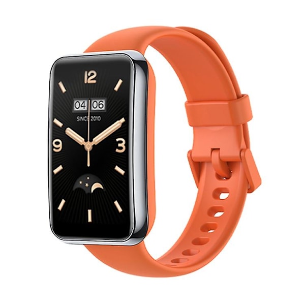 Orange Orange TPU Urrem kompatibel med Xiaomi Mi Band 7 Pro