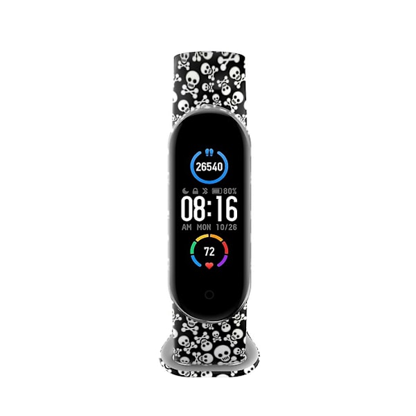 Skull Skull kompatibel med Xiaomi Mi Band 5 Tpuwatchband