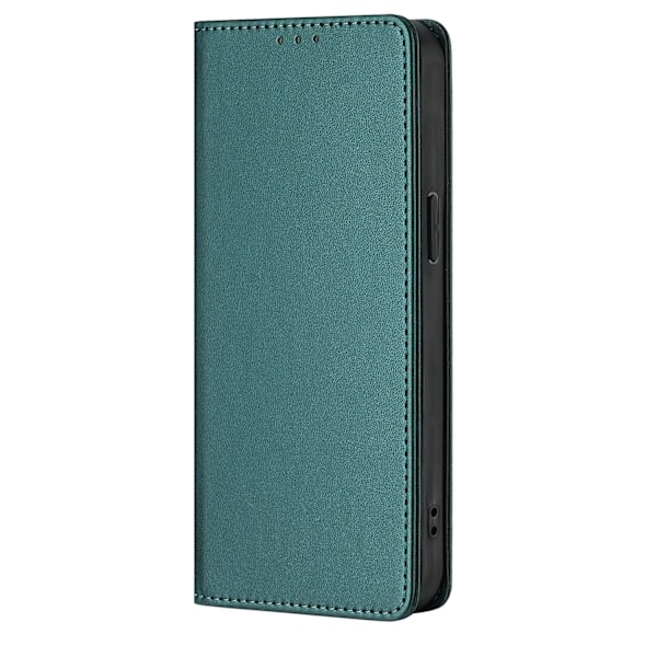 Etui til iPhone 16 Plus grøn Mode klassisk business Magnetisk Flip