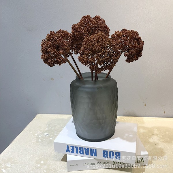 Konstgjorda Blommor Plastblommor Vardagsrumsinredning Bollformad Grön Böna Blomsterarrangemang Tillbehör golden