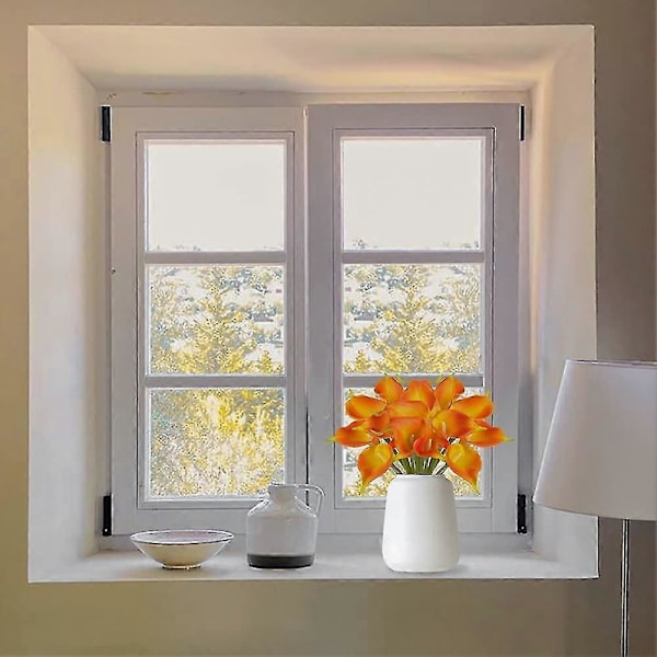 20 st Konstgjorda Calla Lilja Blombukett Pu Realistisk Touch Konstgjord Blomma
