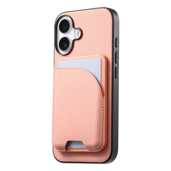 Etui til iPhone 13 Mini Magnetisk Stand Kortplads Pink