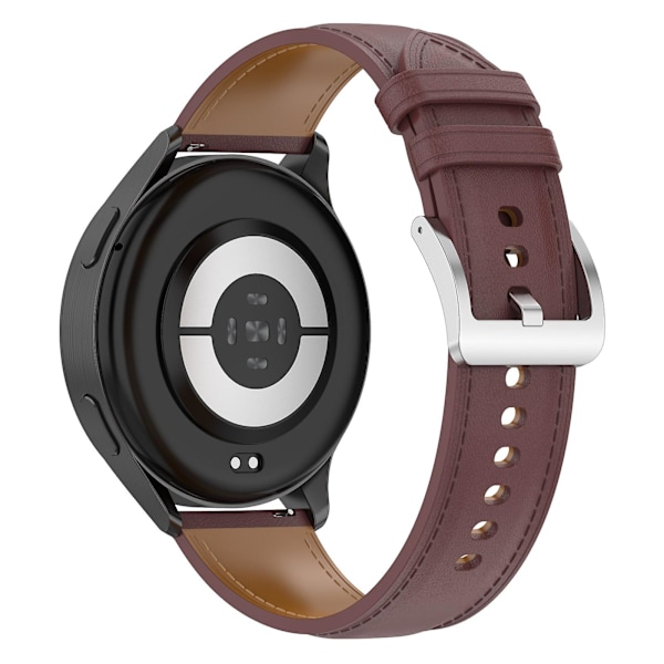 Mörkbrun Mörkbrun 22mm Äkta Läderrem kompatibel med Xiaomi Watch 2
