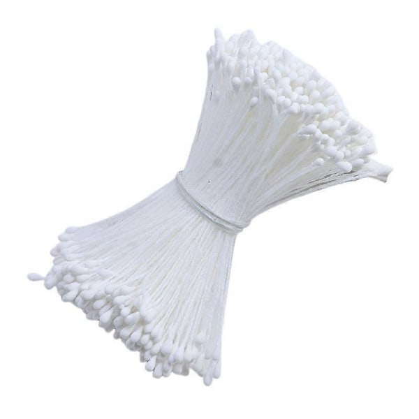 1 Pose med Doble Hoder Håndlagde Blomster Kjerne Blomsterknopper Bulk for DIY Laging