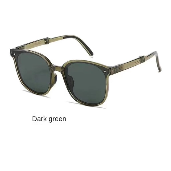 Under Focus Glasögon UV-säkra solglasögon Tide Folding Solglasögon Deep sky green (spring leg)