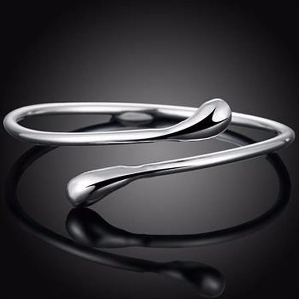 Neckalce smycken Set H Chain Armband Ring Krok Oval örhängen Platinum Plated