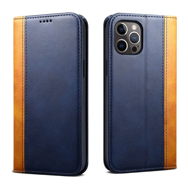 Etui til iPhone 16 Pro Blå og khaki Flip