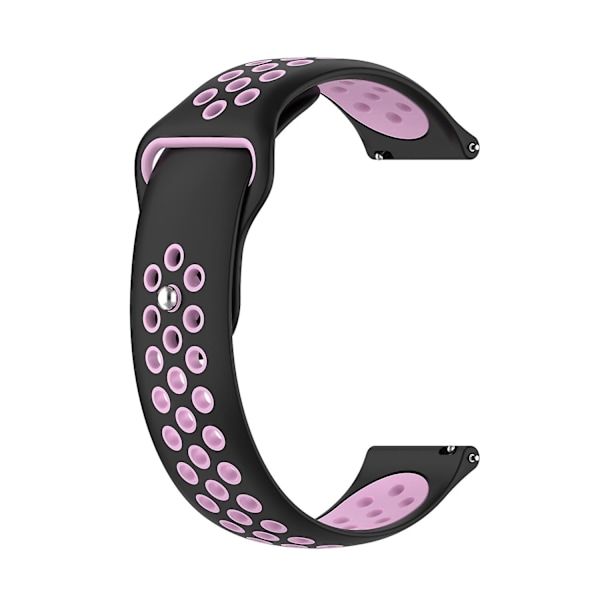 Musta Pinkki Musta Pinkki yhteensopiva Huawei Watch 3 / 3 Pro silikonirannekkeen kanssa