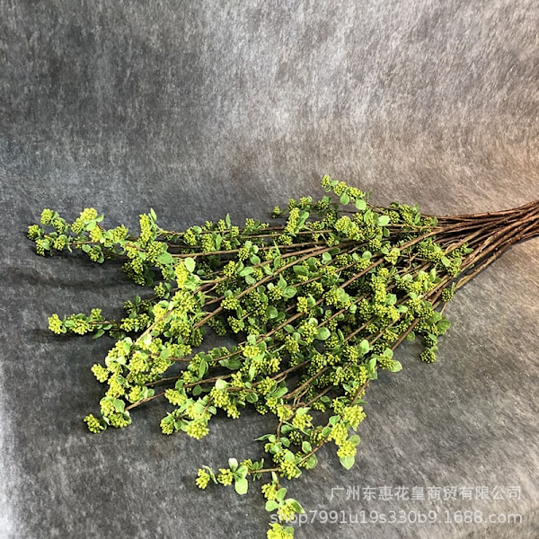 Lång Gren Röd Böna Frukt Simulation Kvistar Konstgjorda Blomstjälkar Blomsterarrangemang Fotografi Rekvisita Long branch adzuki bean fruit 130cm