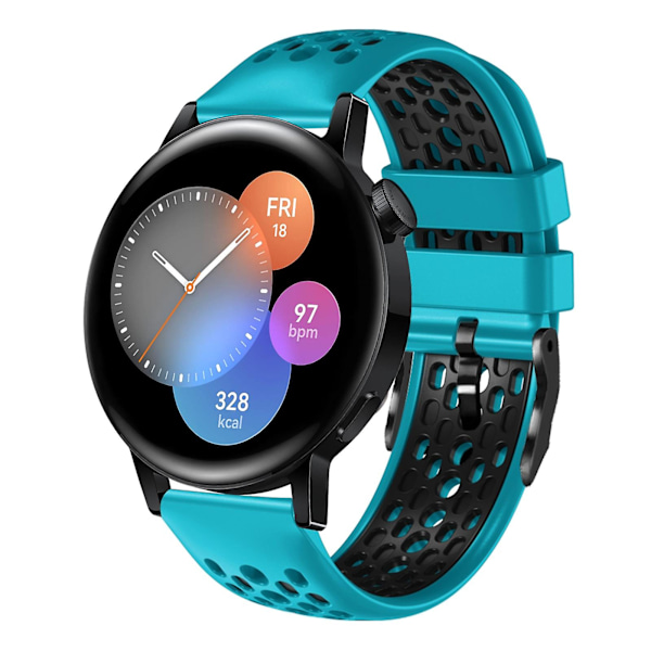 Silikoninen kellon ranneke, yhteensopiva Huawei Watch 3:n kanssa