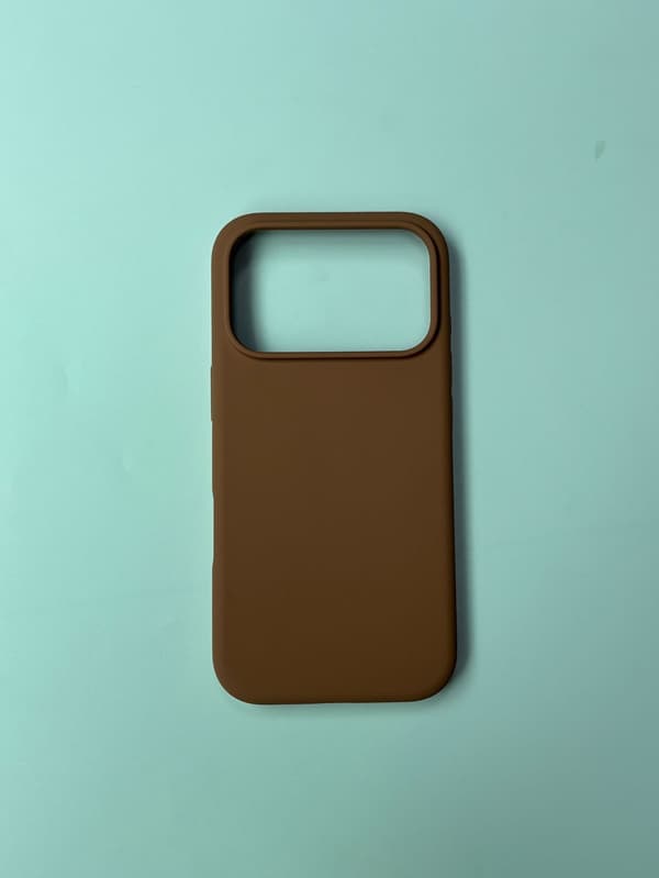Fodral för iPhone 17 Pro Max Magnetiskt Silikon Brun Noz25574