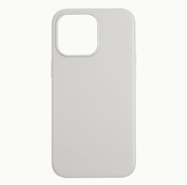 Fodral för iPhone 14 Ljusgrå [magnetisk + neutral förpackning] Unisex läder magnetisk officiell