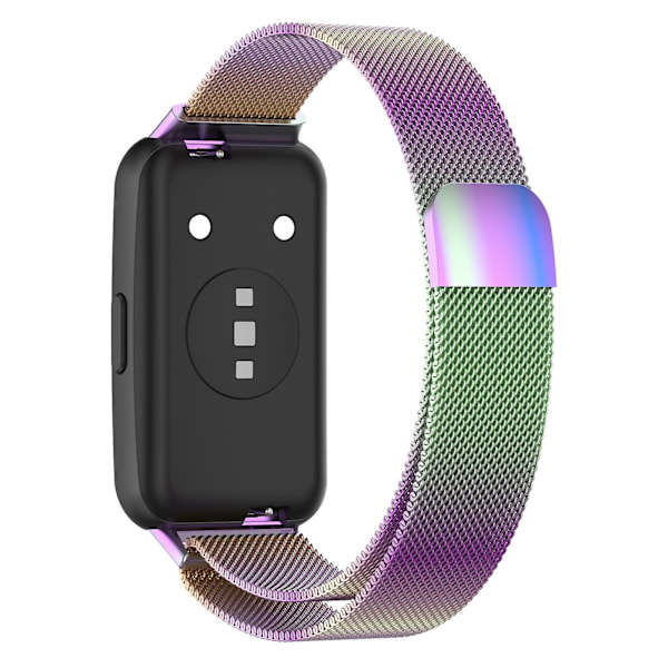 Fargerik Milan Metall Magnetisk Klokkereim kompatibel med Huawei Band 7 / 7 Nfc