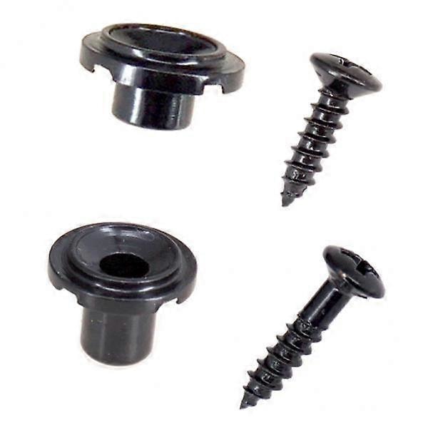 2x Kitarakielenpidike Ruuveilla 7,8mm Sähkökitaran Osat Musta