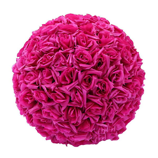 20cm Kunstig Rose Silke Blomsterball Hengende Bryllupsfest Dekor Midtstykke Beige