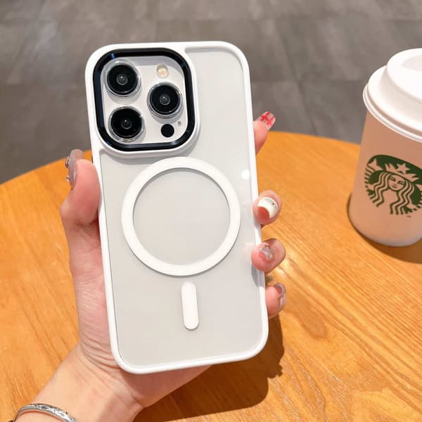 Etui til iPhone 14 Pro Magnetisk Hvid Noz30416