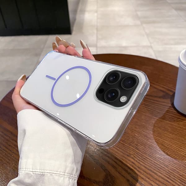 Deksler til iPhone 16 Magnetisk Slank Profil Lilla