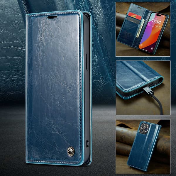iPhone 13 sininen läppäkotelo