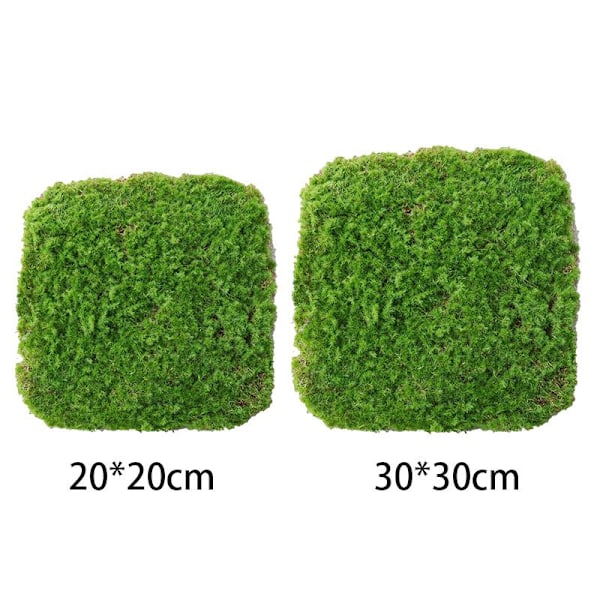 Toglandskap Layout Kunstig Plante Matte Simulering Mose Landskapsmodell Hjem Dekor DIY Matches the image 30x30cm