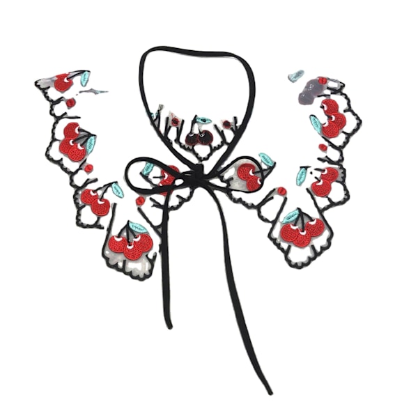Dame falsk krage Avtakbar halv skjorte Kvinnelig ornament Vint A Adult average size