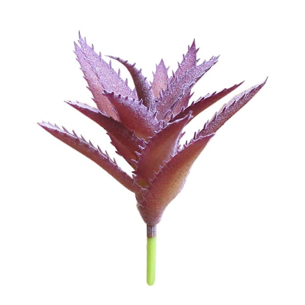 1st Konstgjord Suckulent Växt Falsk Aloe Realistisk DIY Heminredningsarrangemang Purple