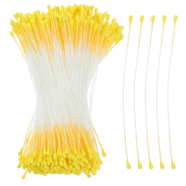 1 Pose med Doble Hoder Håndlagde Blomster Kjerne Blomsterknopper Bulk for DIY Laging